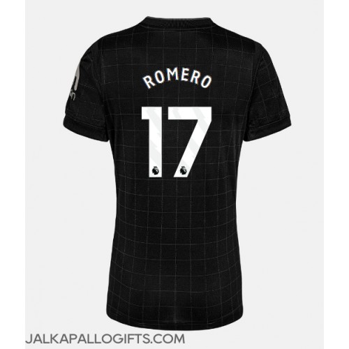 Tottenham Hotspur Cristian Romero #17 Vieraspaita Naiset 2025-26 Lyhythihainen